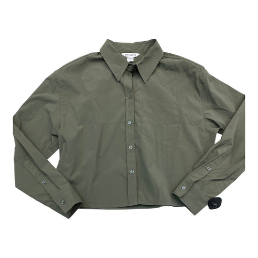 Top Ls By Athleta In Green, Size:M