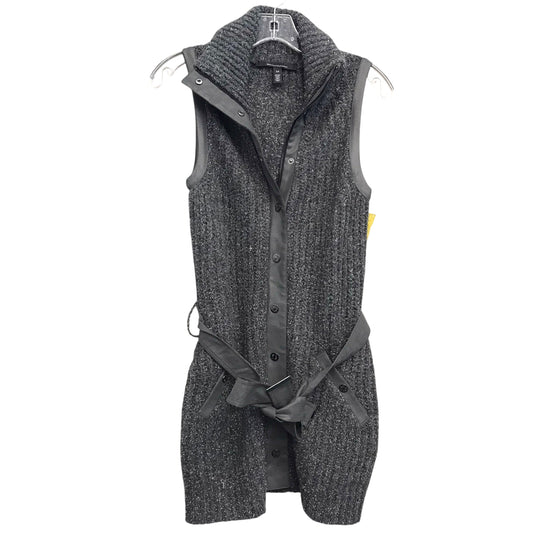 Vest Sweater By White House Black Market In Grey & White, Size:Xs