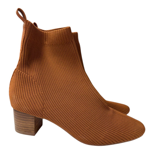 Boots Ankle Heels By Joie In Orange, Size:9