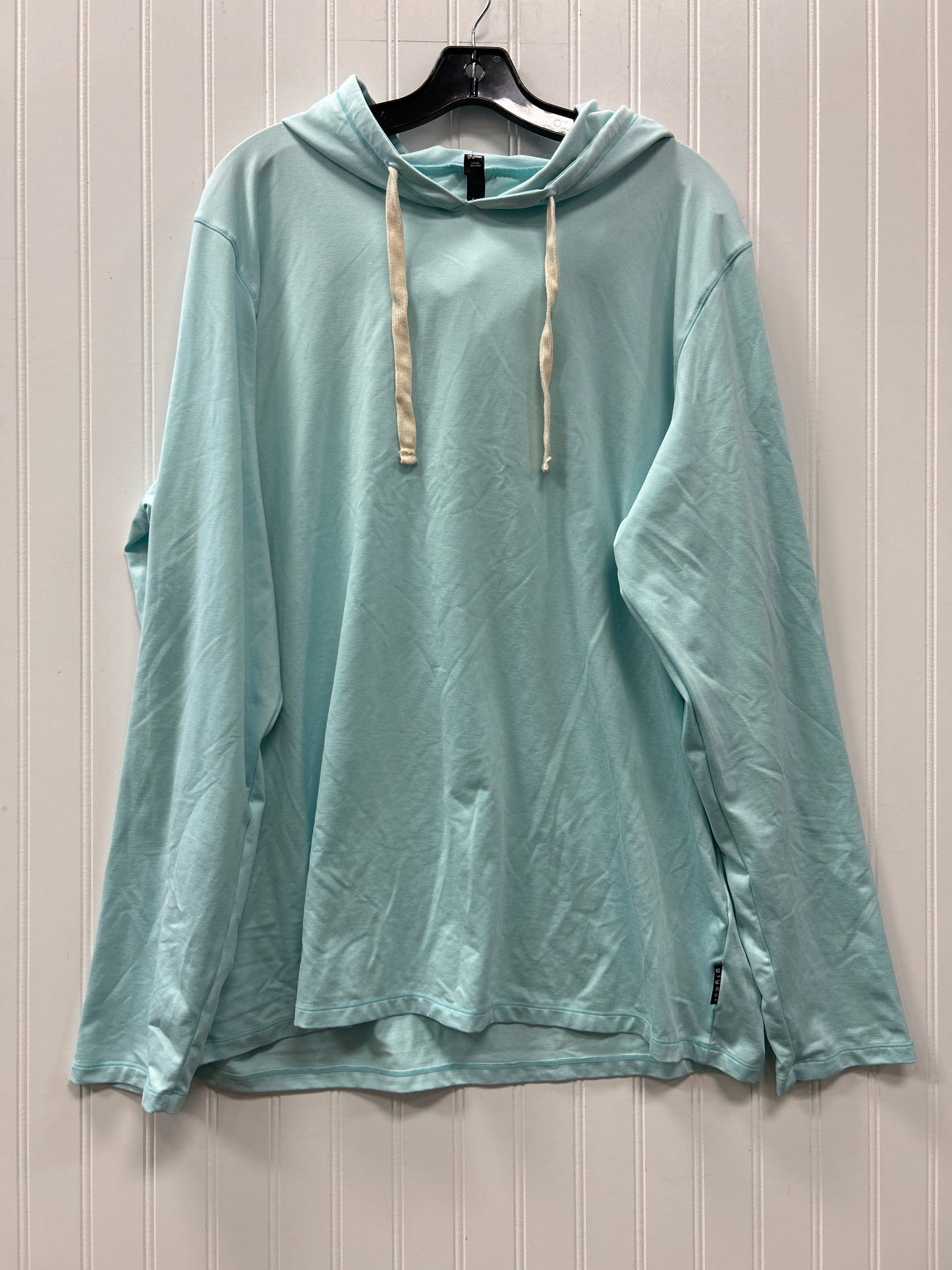 Athletic Top Ls Hoodie By Glyder In Blue, Size:Xl