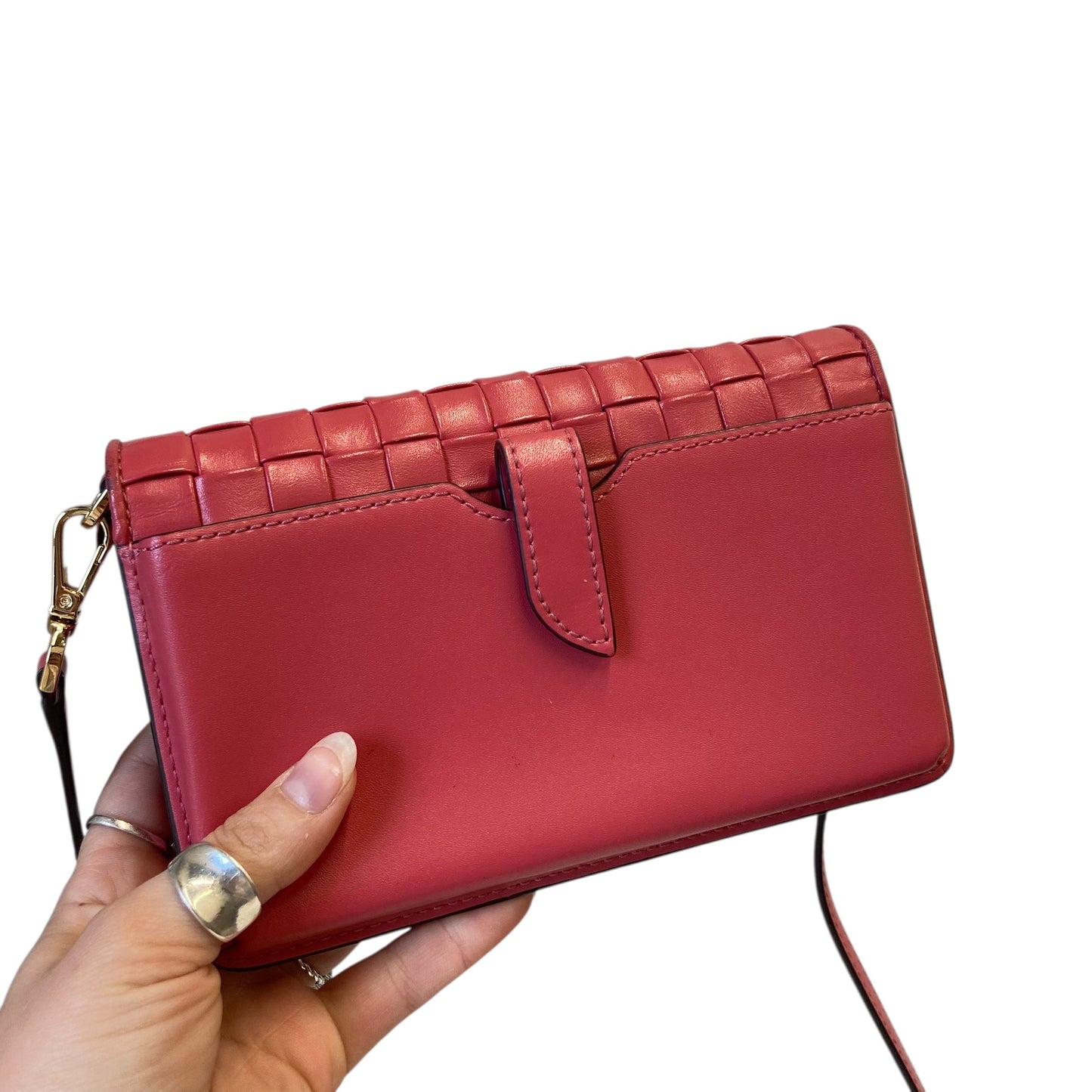 Crossbody Designer By Michael Kors In Dark Pink, Size:Small