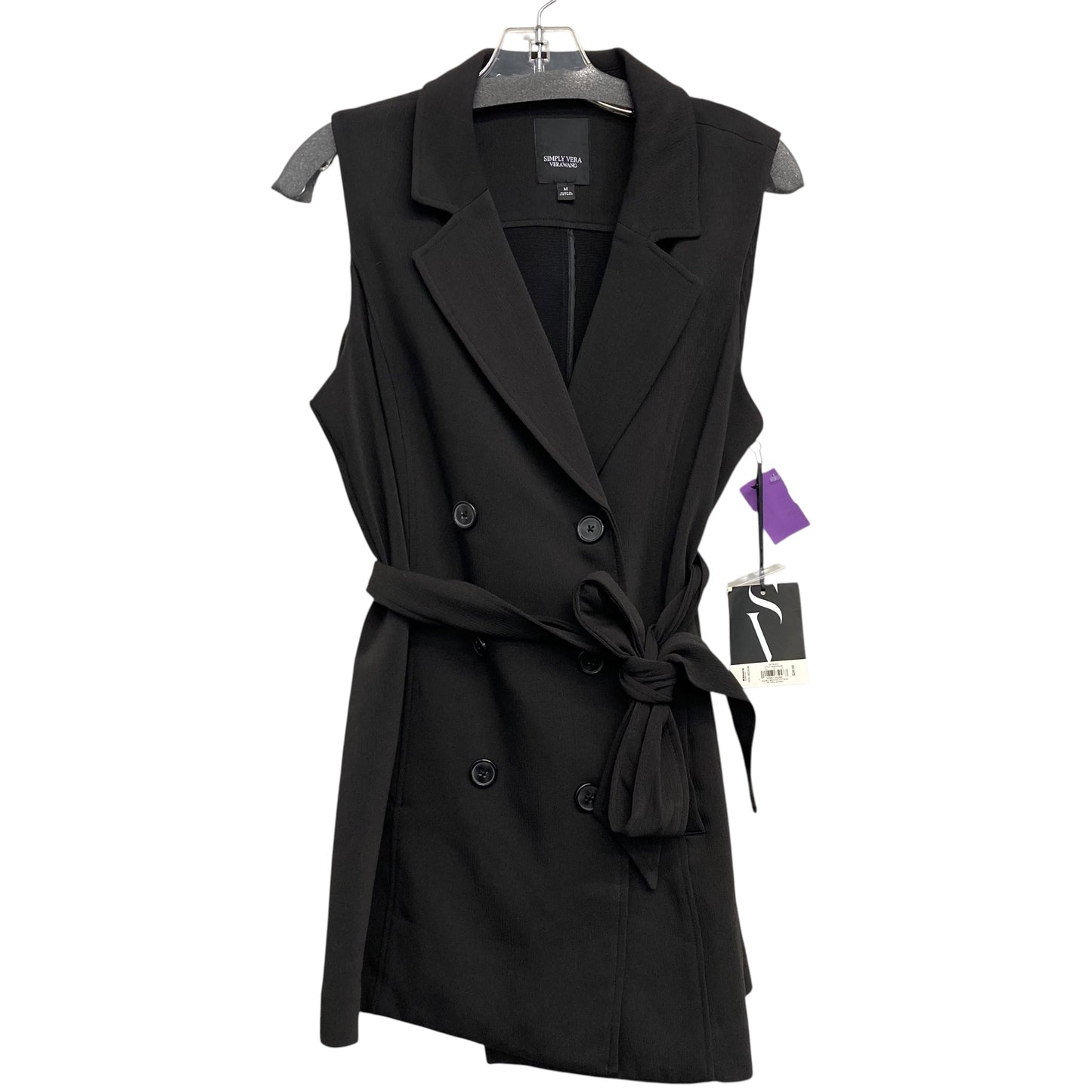 Vest Other By Simply Vera In Black, Size:M