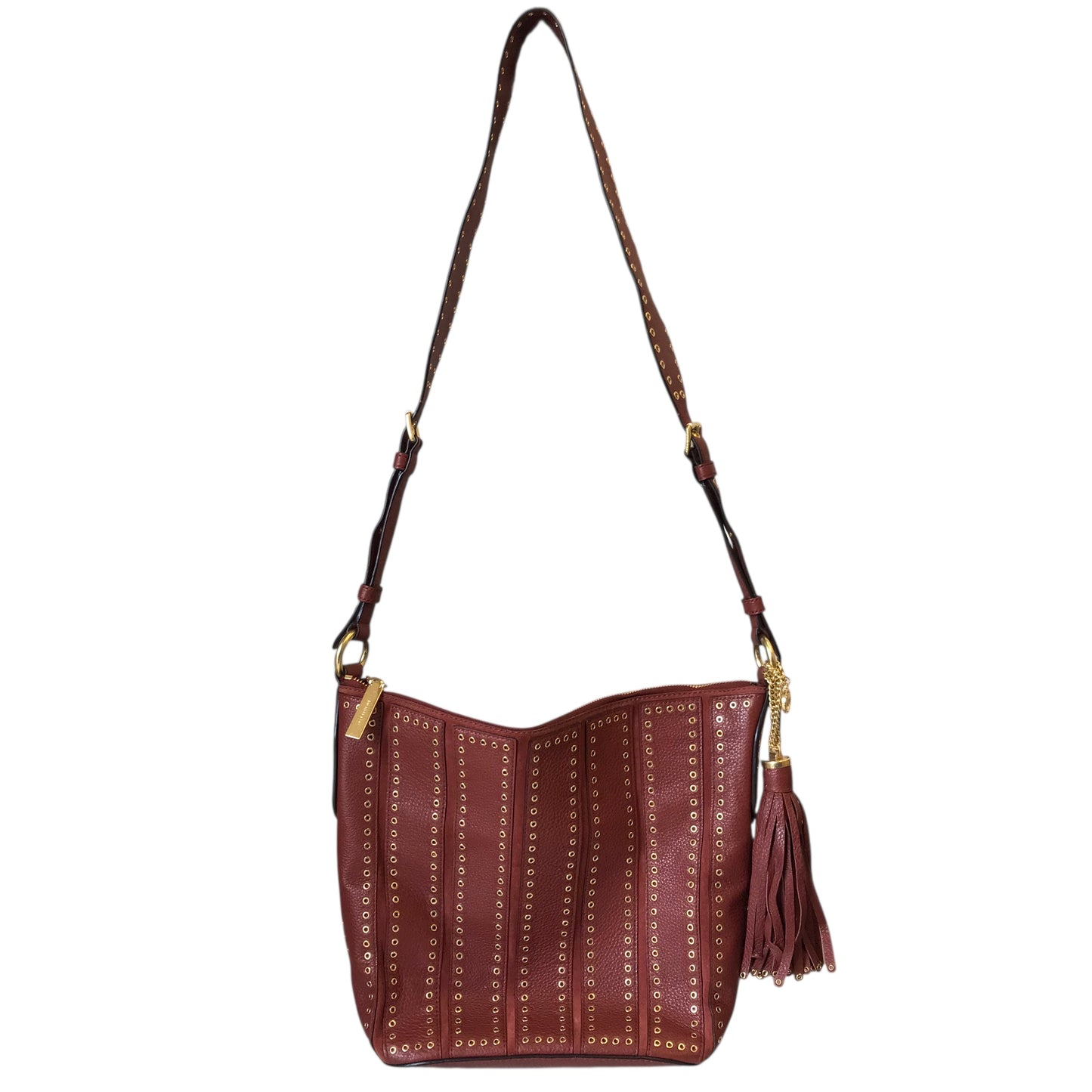 Handbag Designer By Michael Kors In Brown, Size:Medium