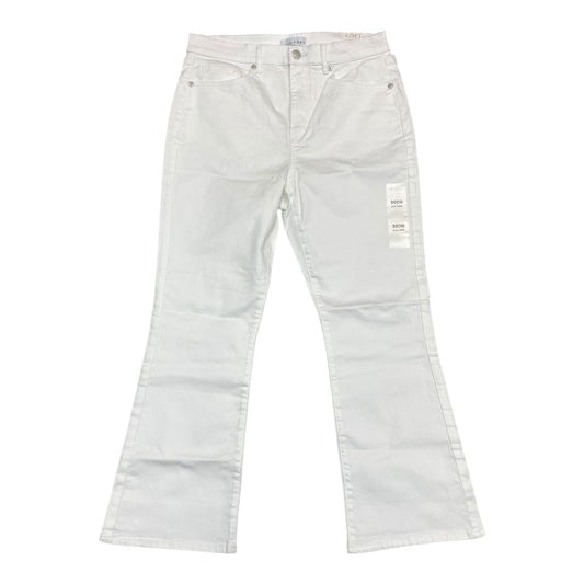 Jeans Boot Cut By Loft In White, Size:10