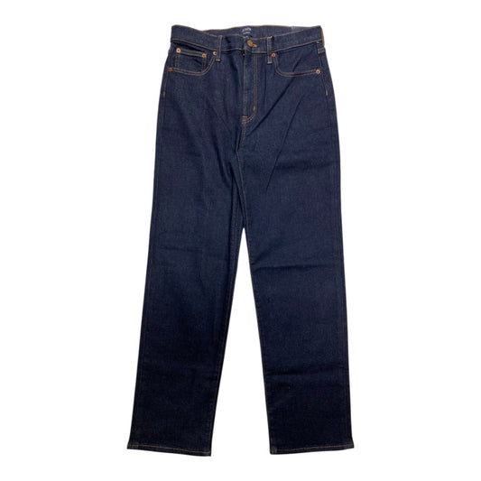 Jeans Straight By J. Crew In Blue Denim, Size:6