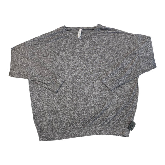 Athletic Top Ls Crewneck By Athleta In Grey, Size:M