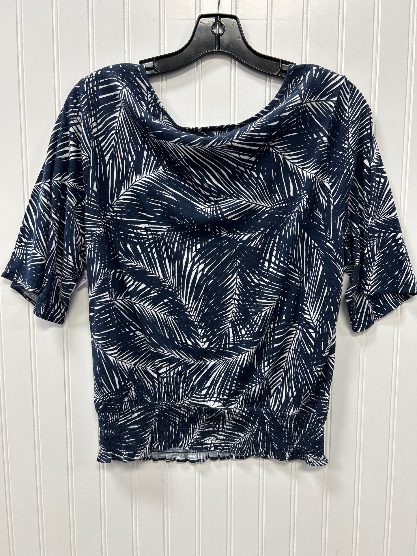 Top Ss By Michael By Michael Kors In Navy, Size:M