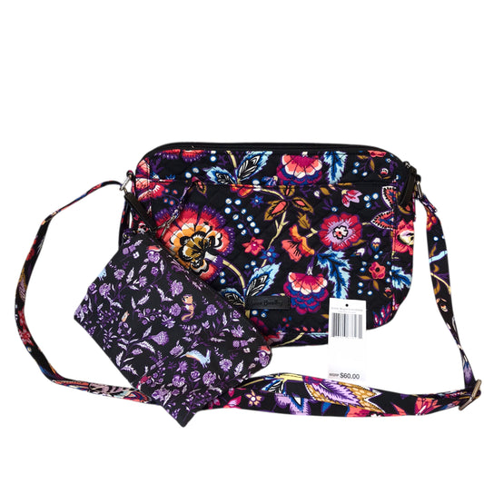Handbag By Vera Bradley In Floral Print, Size:Small