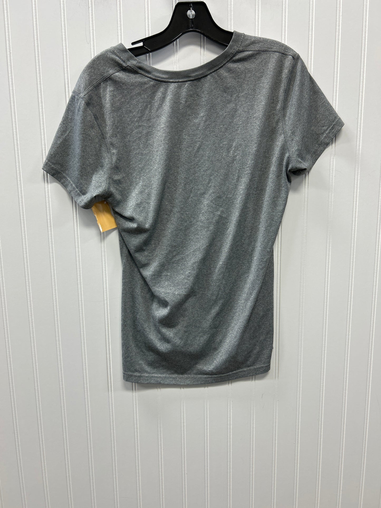Athletic Top Ss By Nike Apparel In Grey, Size:M