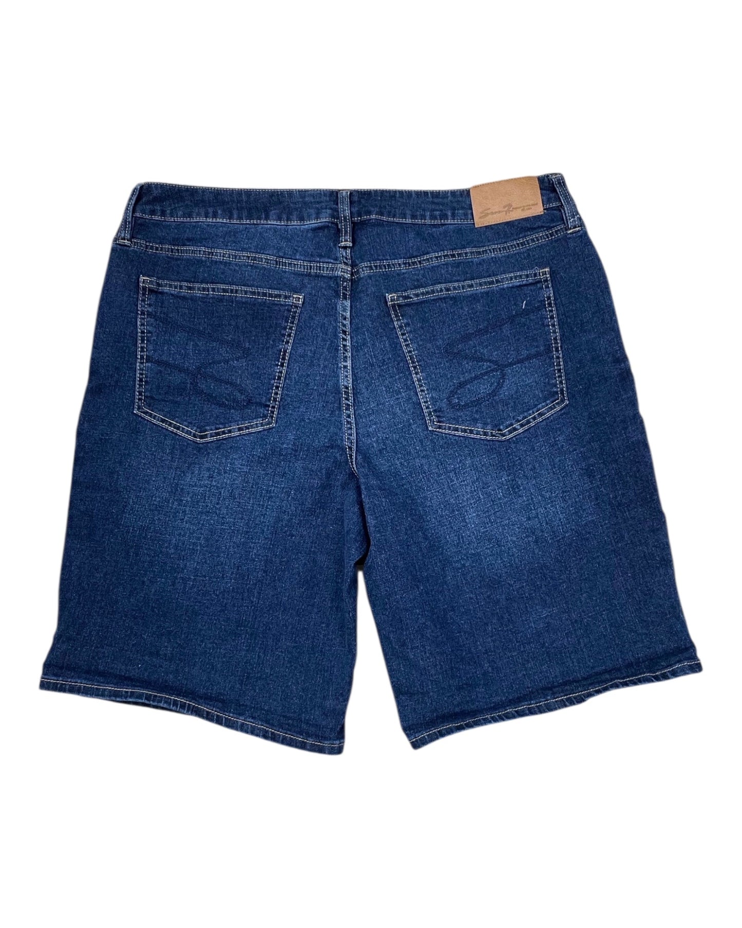 Shorts By Seven 7 In Blue Denim, Size:14