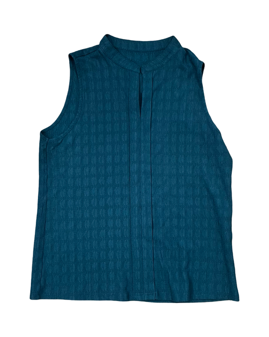 Top Sleeveless By Clothes Mentor In Green, Size:L