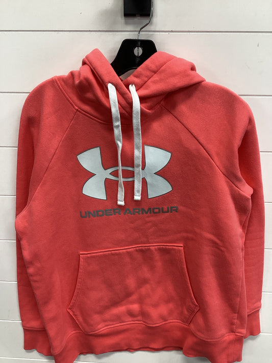 Sweatshirt Hoodie By Under Armour In Pink, Size:S