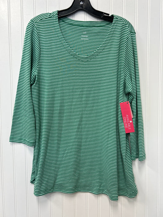 Top Ls By J. Jill In Green, Size:L