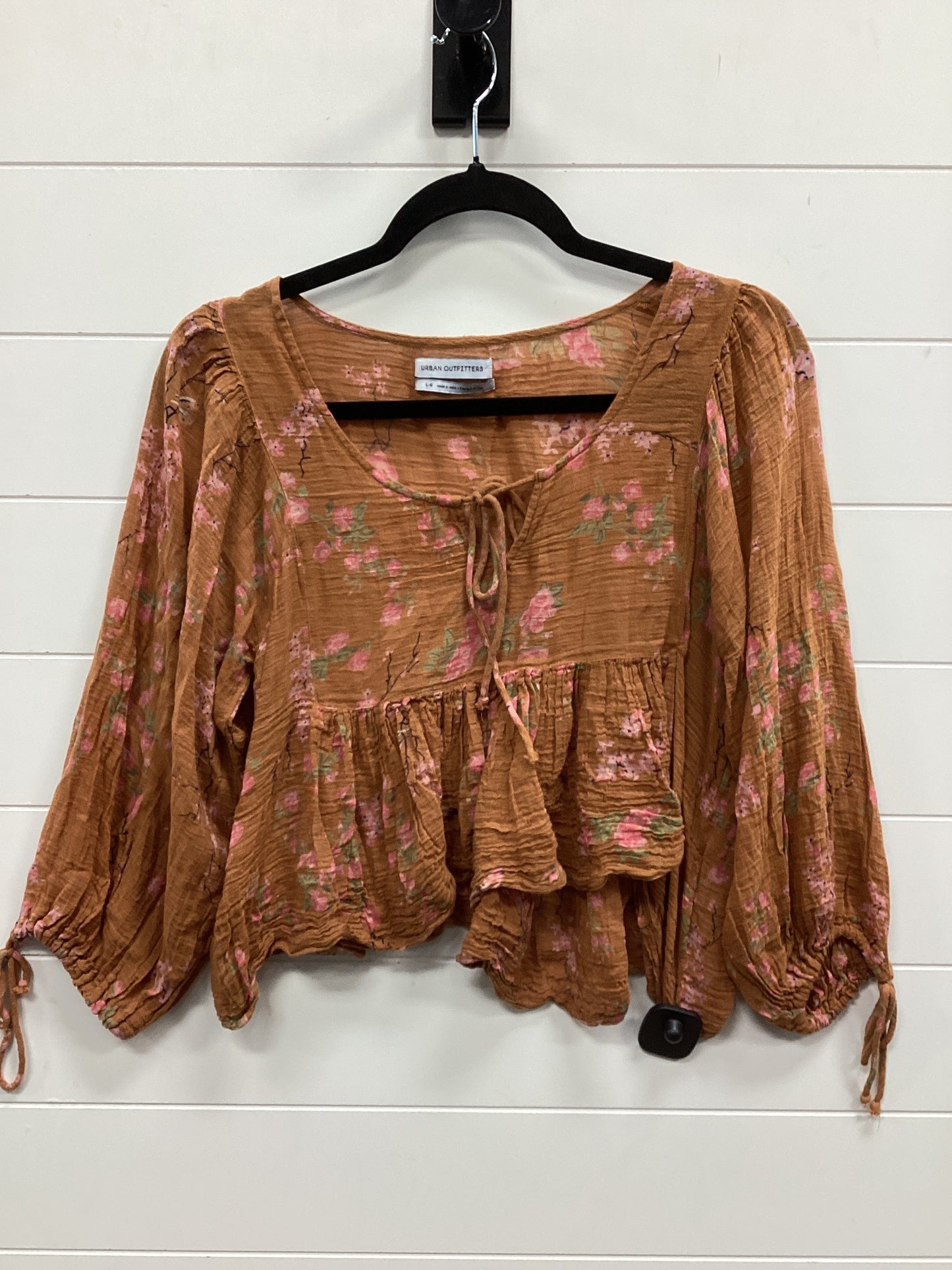 Top Ls By Urban Outfitters In Brown, Size:L