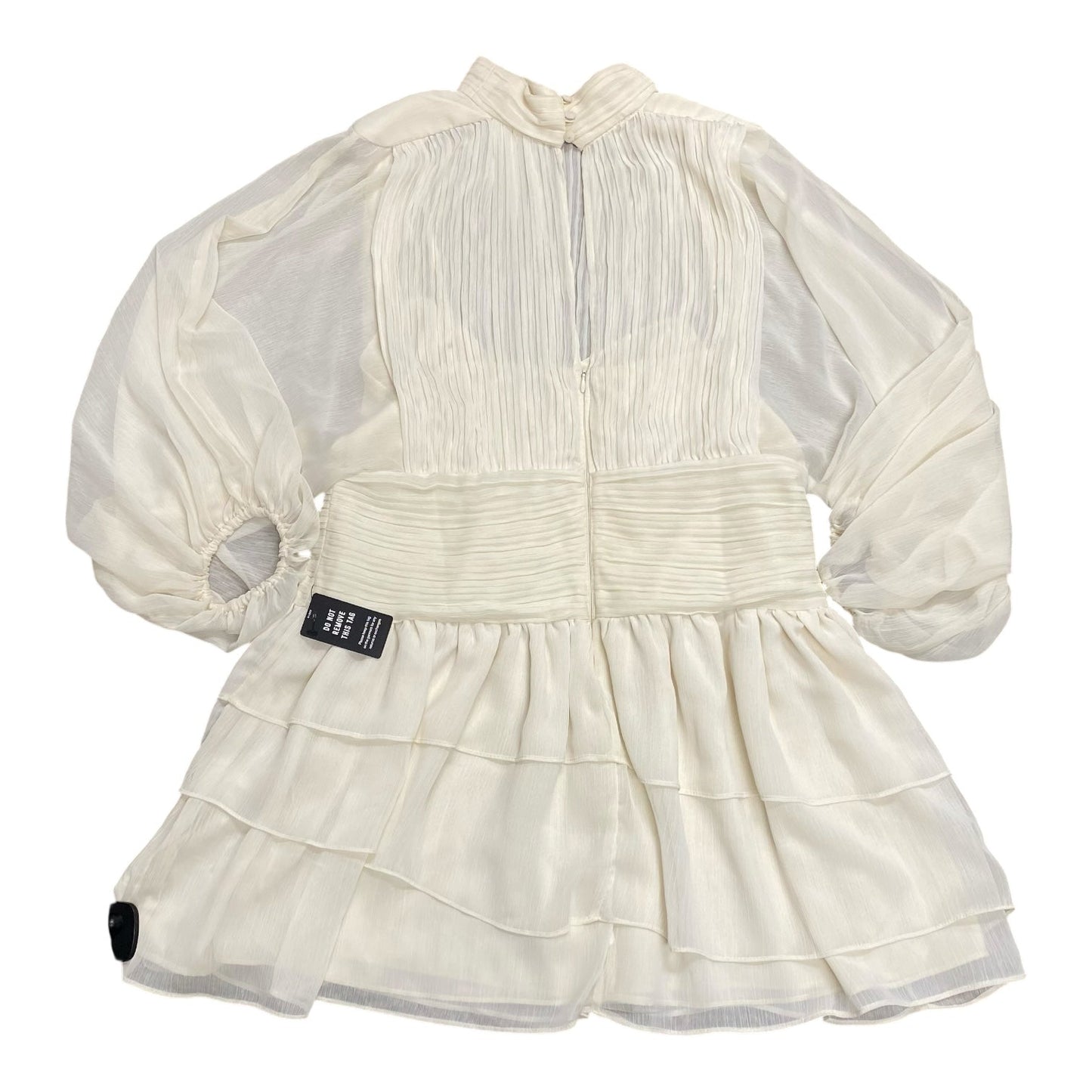 Dress Casual Maxi By Express In Cream, Size:14