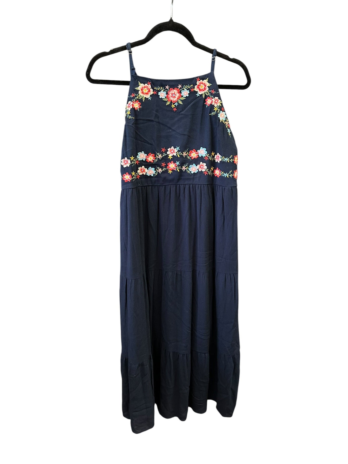 Dress Casual Maxi By Savanna Jane In Navy, Size:L