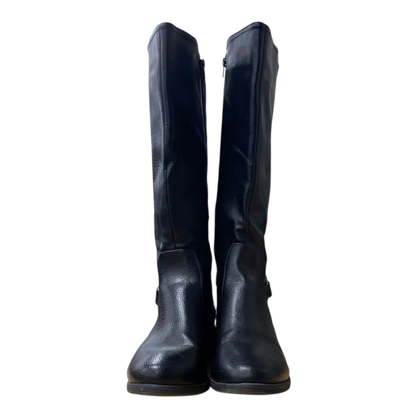 Boots Knee Heels By Croft And Barrow In Black, Size:9.5