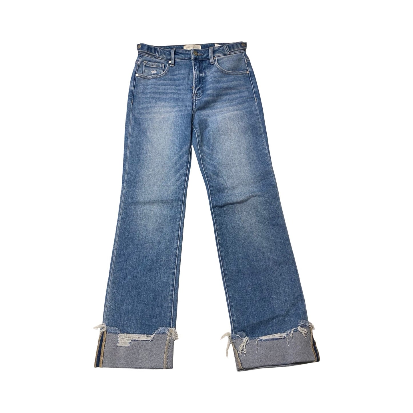 Jeans Straight By Risen In Blue Denim, Size:4
