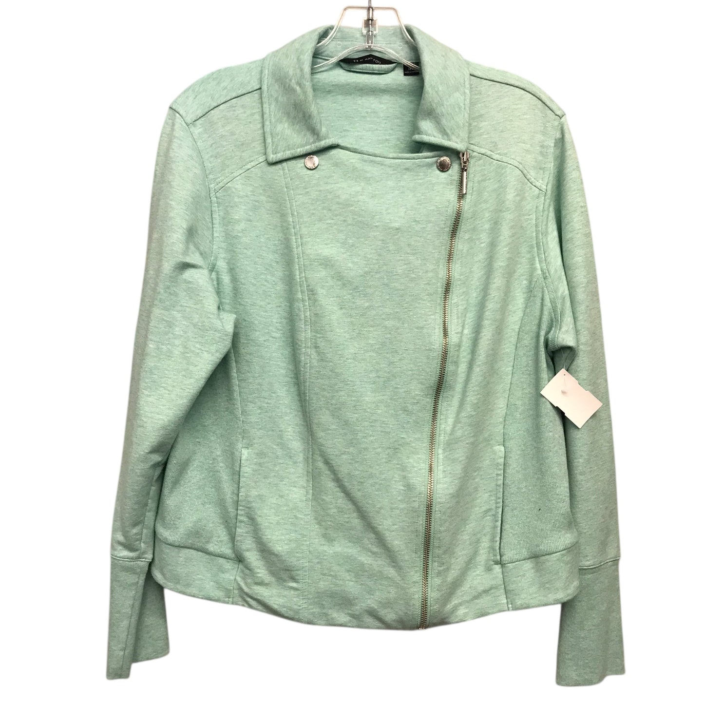 Jacket Other By H For Halston In Green, Size:1X