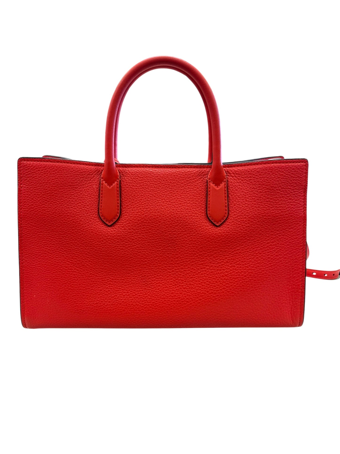 Handbag Designer By Michael Kors In Orange, Size:Large