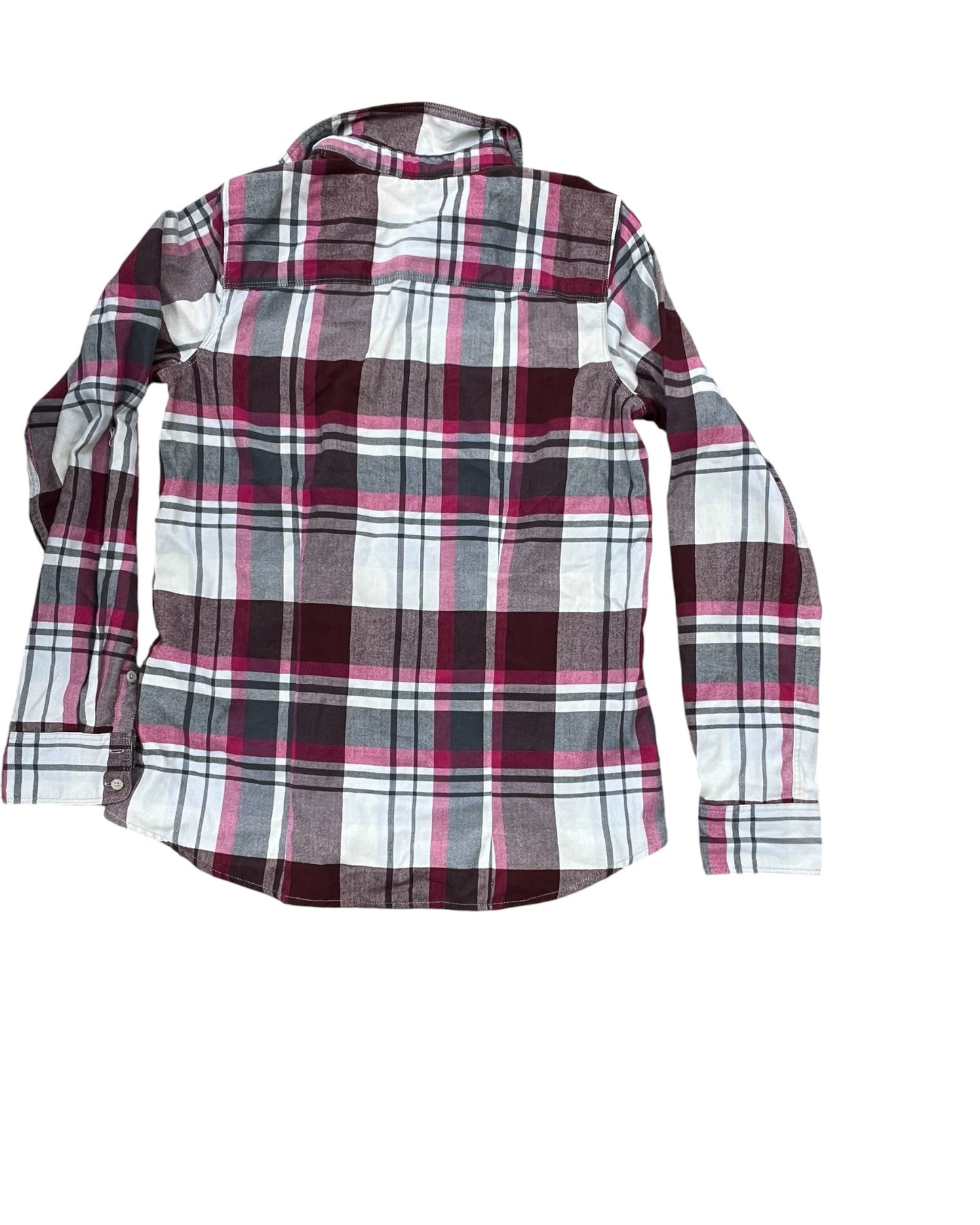 Top Ls By The North Face In Grey & Pink, Size:M