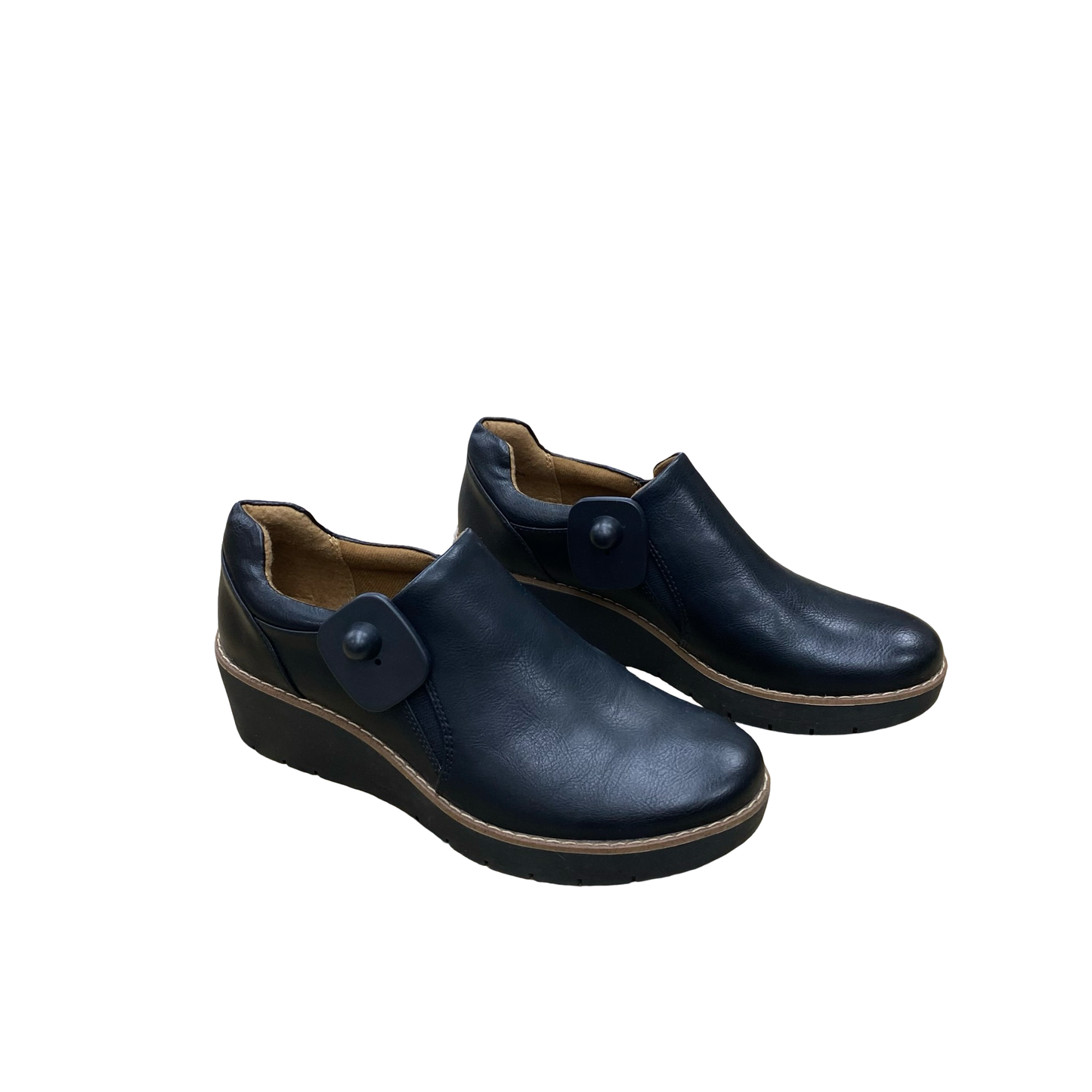 Shoes Heels Platform By Sofft In Black, Size:9.5