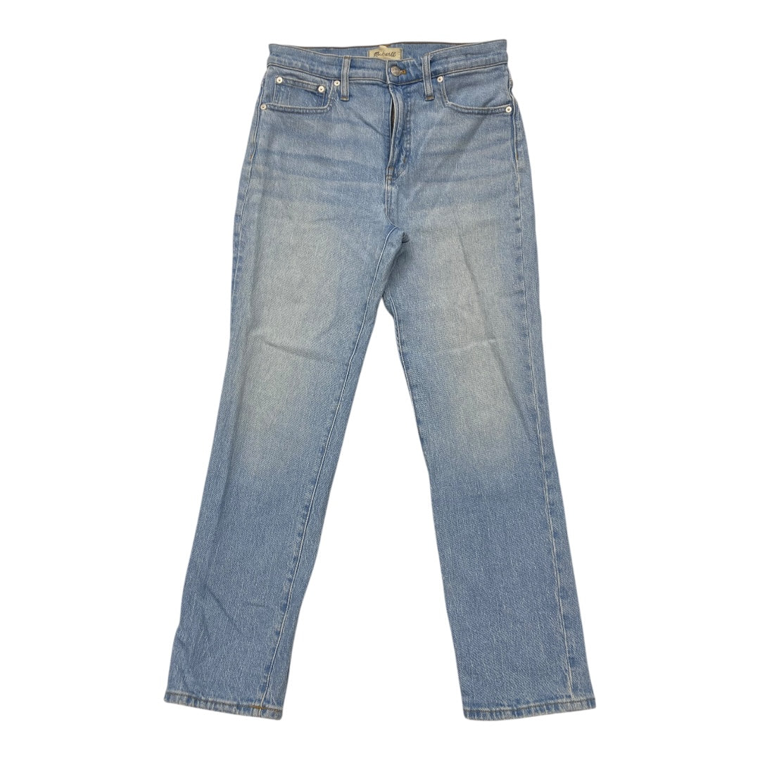 Jeans Straight By Madewell In Blue Denim, Size:6