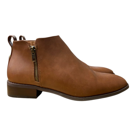 Boots Ankle Flats By Madden Girl In Tan, Size:8