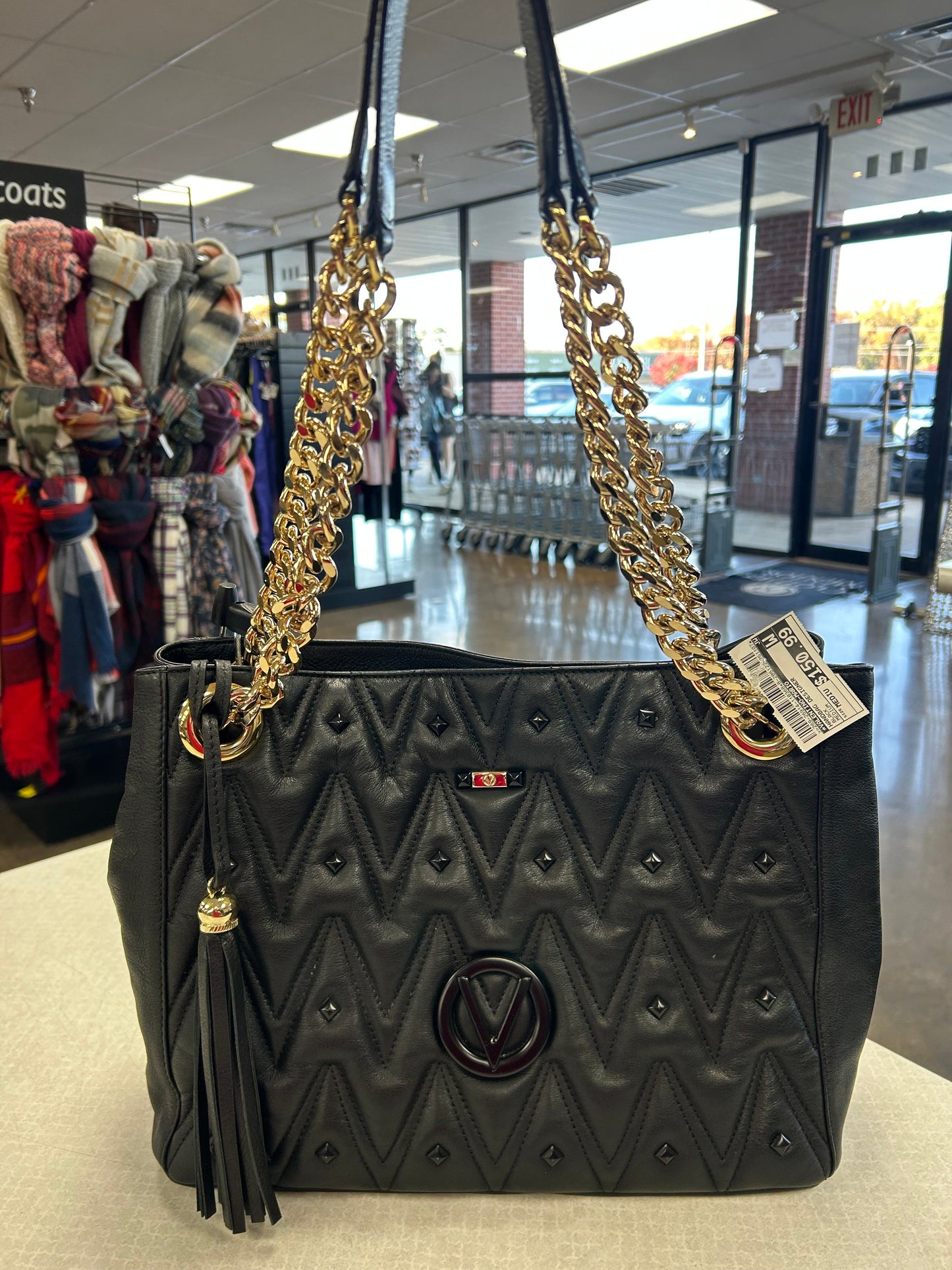 Handbag Designer By Valentino-Mario In Black, Size:Medium