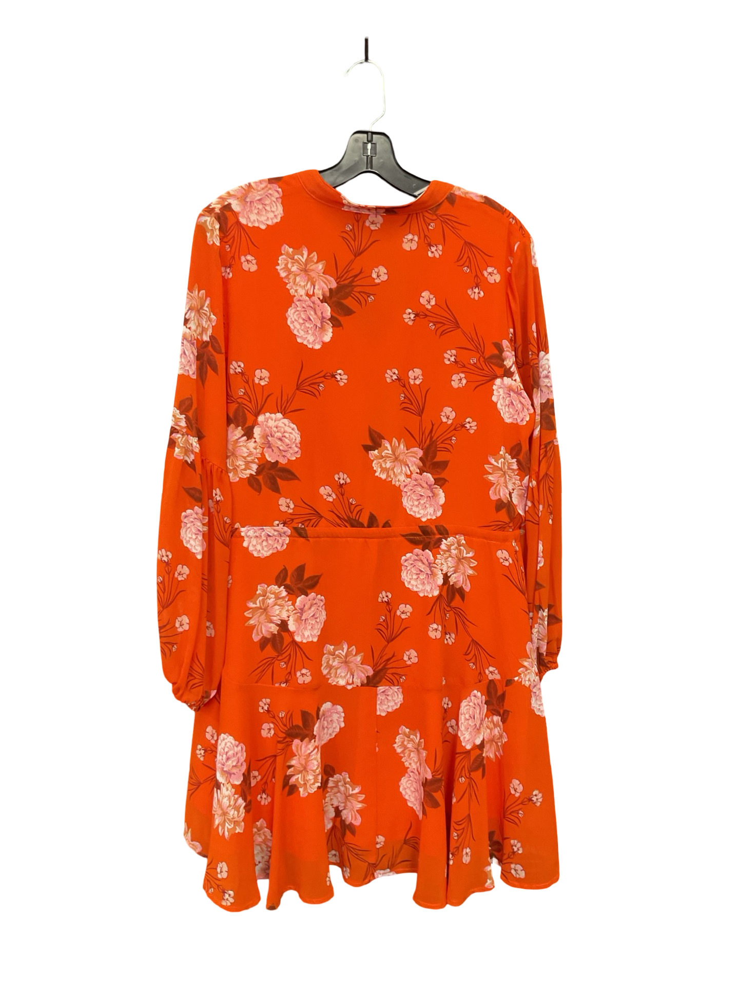 Dress Casual Midi By Clothes Mentor In Orange, Size:M