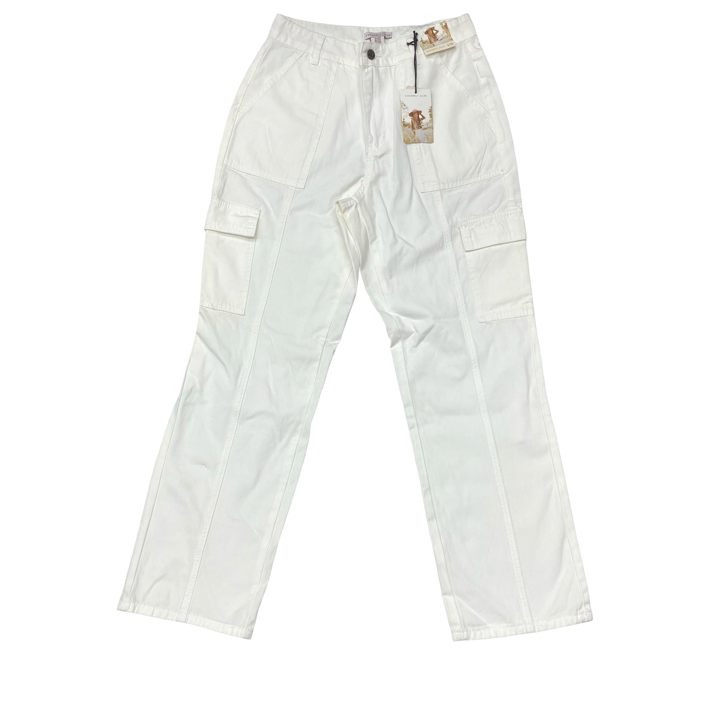 Pants Cargo & Utility By Sincerely Jules In Cream, Size:8