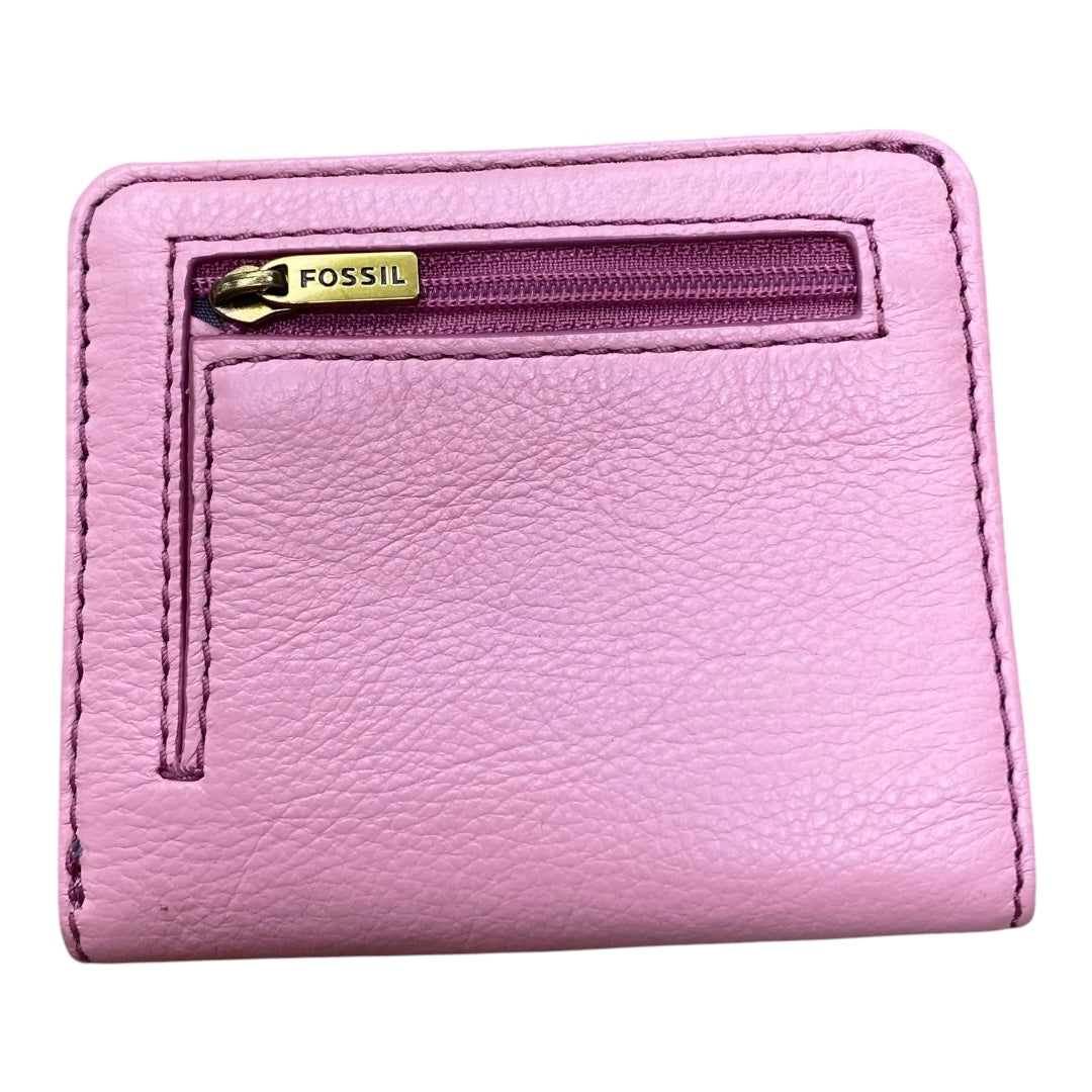 Wallet By Fossil In Pink, Size:Small