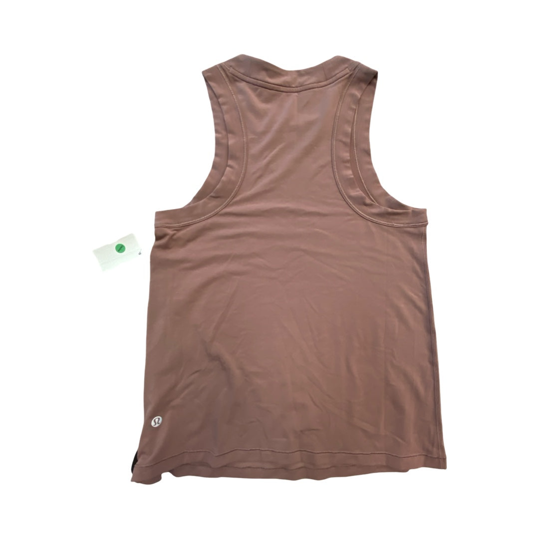 Athletic Tank Top By Lululemon In Brown, Size:S