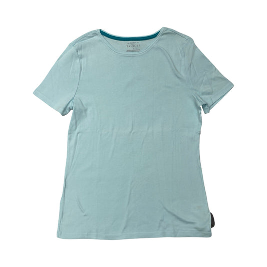 Top Ss Basic By Talbots In Blue, Size:M