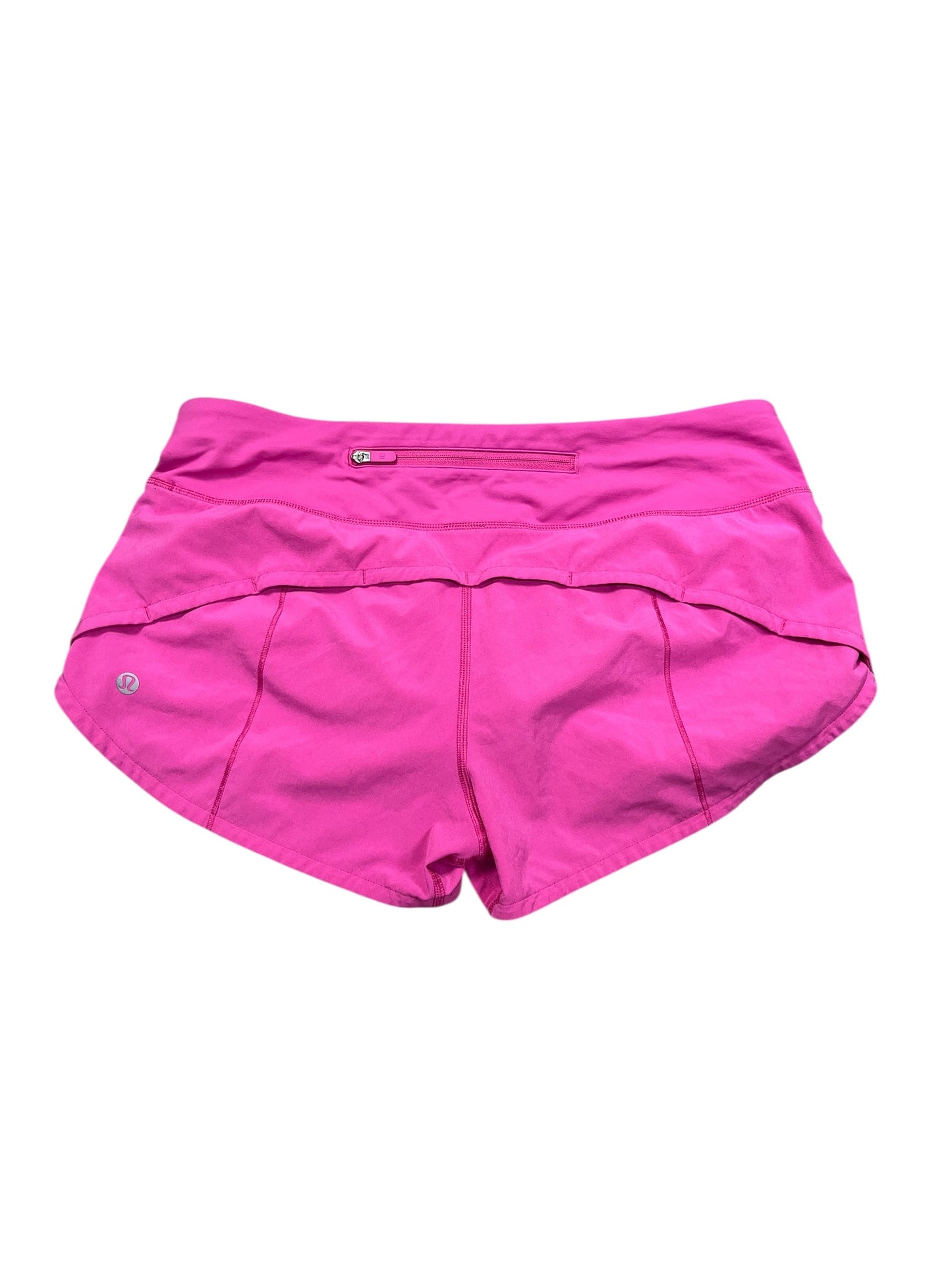 Athletic Shorts By Lululemon In Pink, Size:S