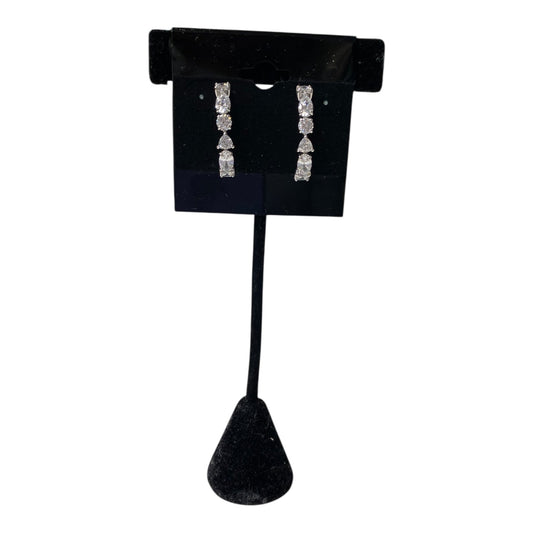 Earrings Designer By Swarovski In Silver