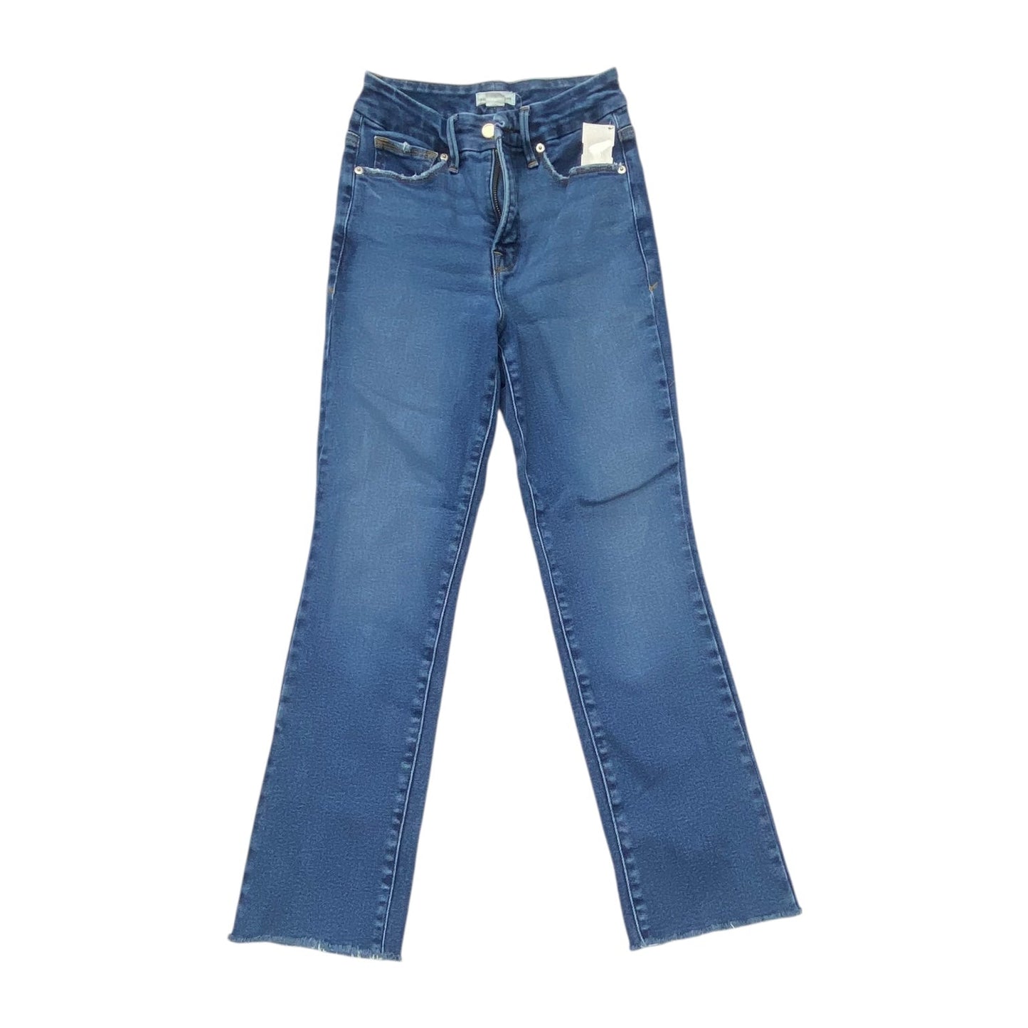 Jeans Boot Cut By Good American In Blue Denim, Size:2