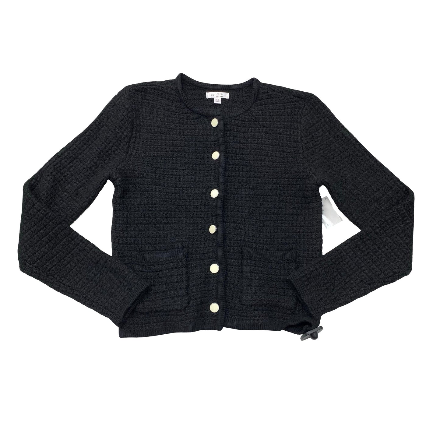 Sweater Cardigan By Lc Lauren Conrad In Black, Size:Xs