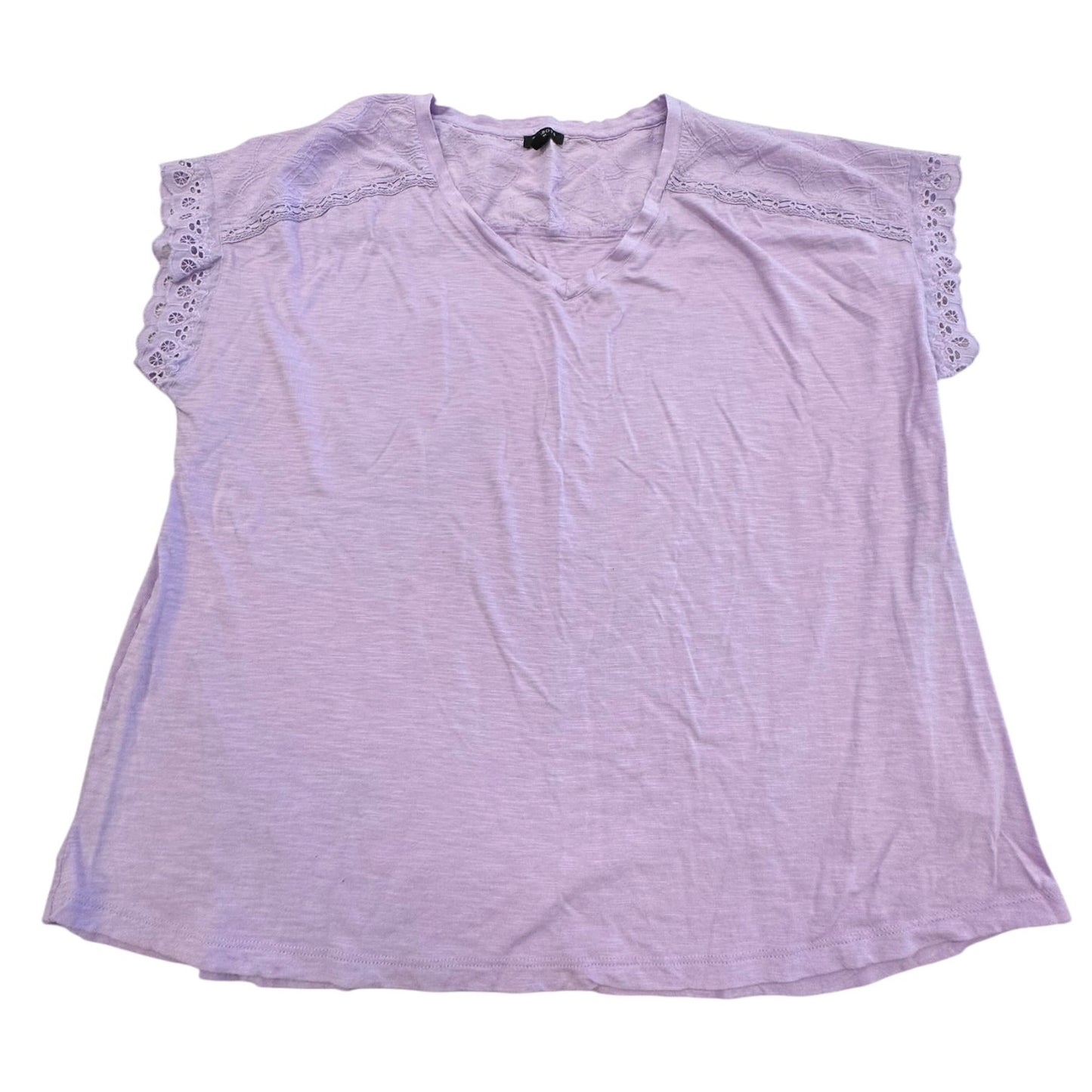 Top Ss By Talbots In Purple, Size:2X