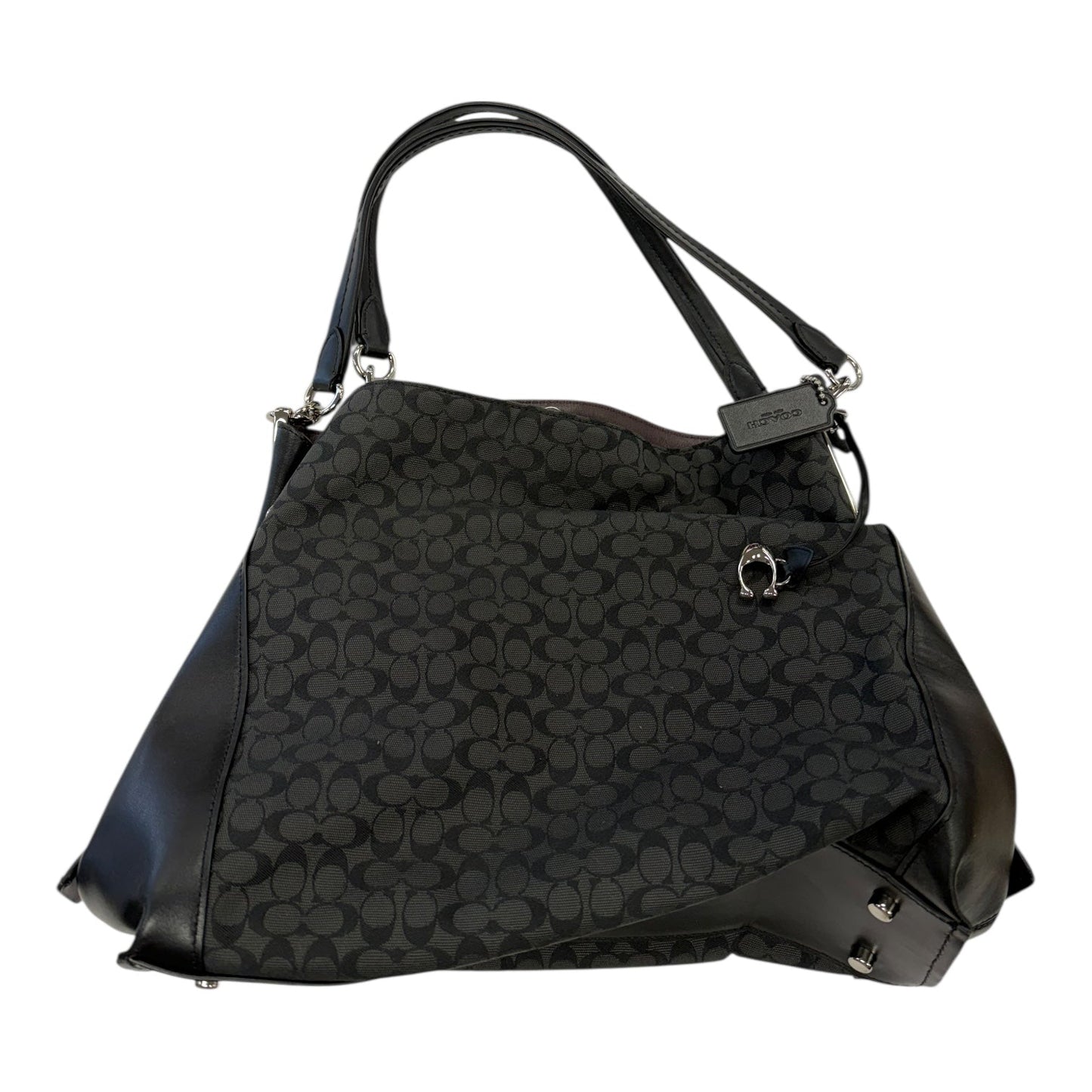 Handbag Designer By Coach In Grey, Size:Medium