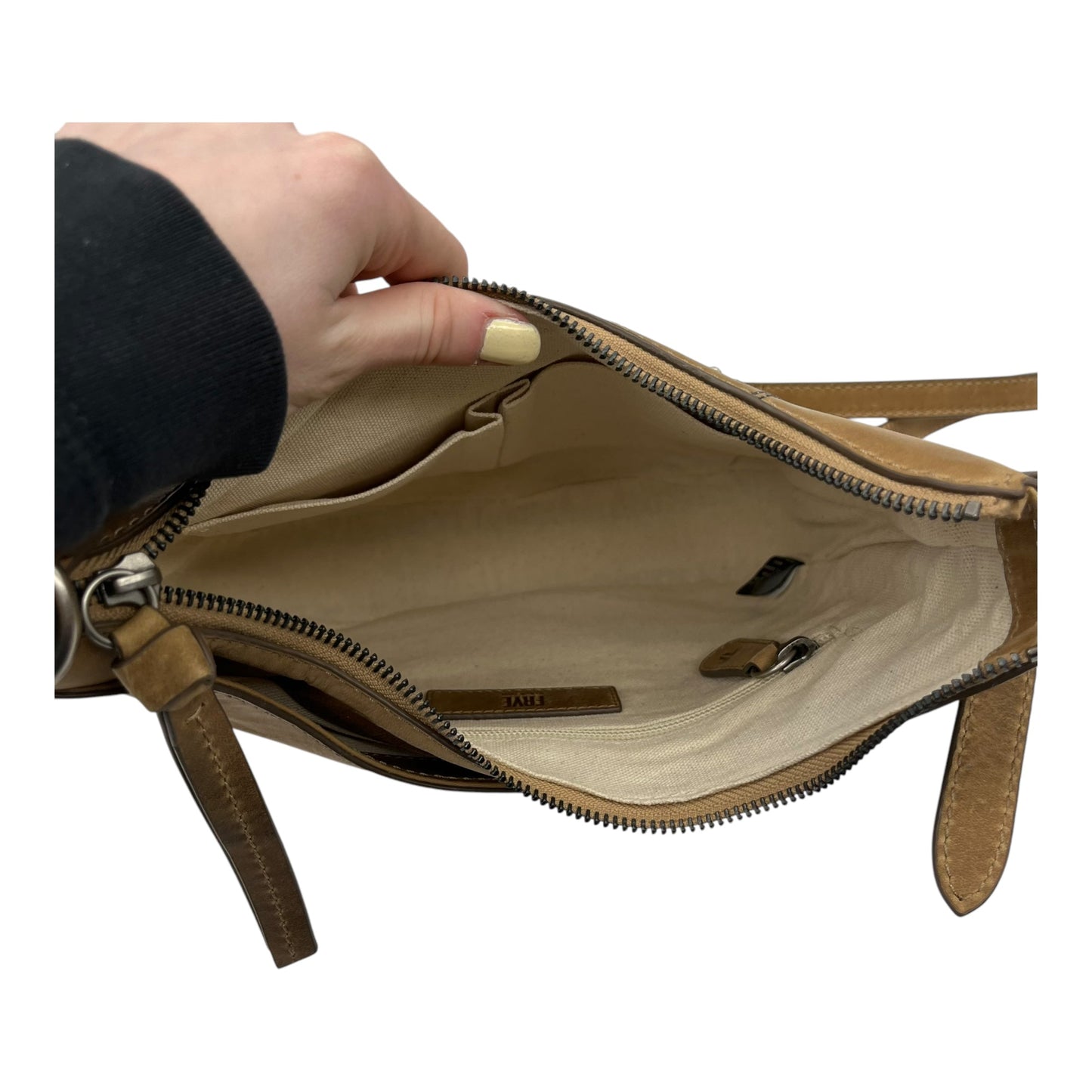 Crossbody Designer By Frye In Brown, Size:Medium