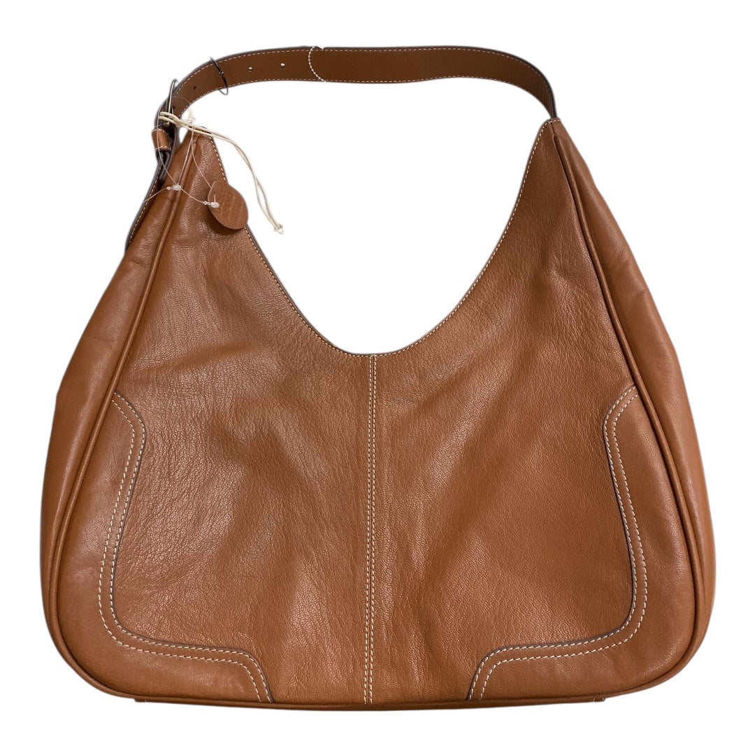 Handbag Leather By Lucky Brand In Tan, Size:Large