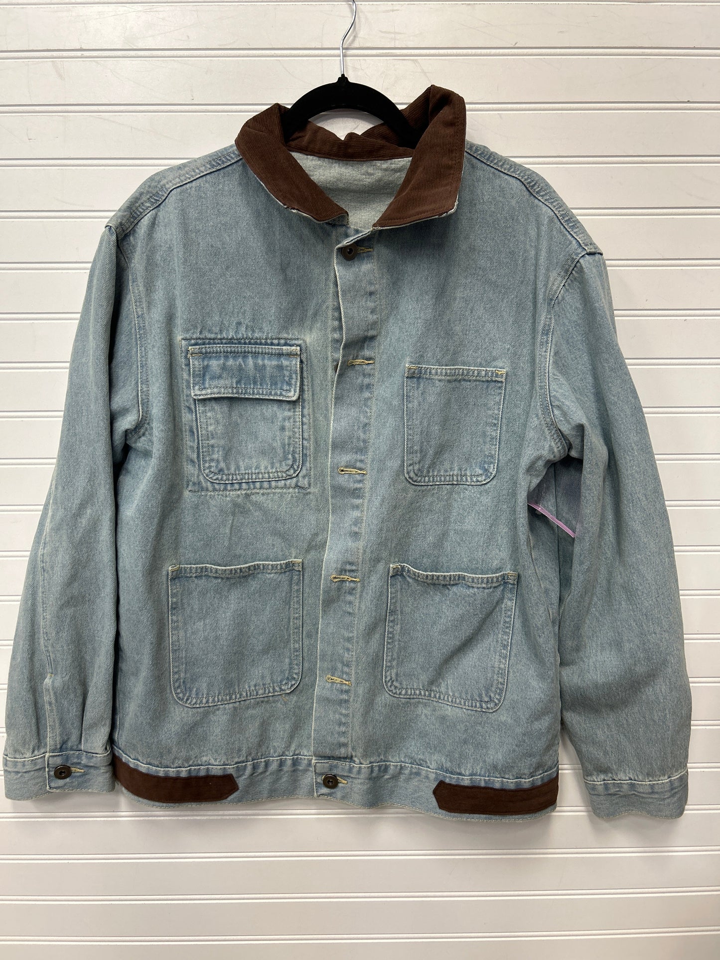 Jacket Denim By Commense In Blue Denim, Size:S