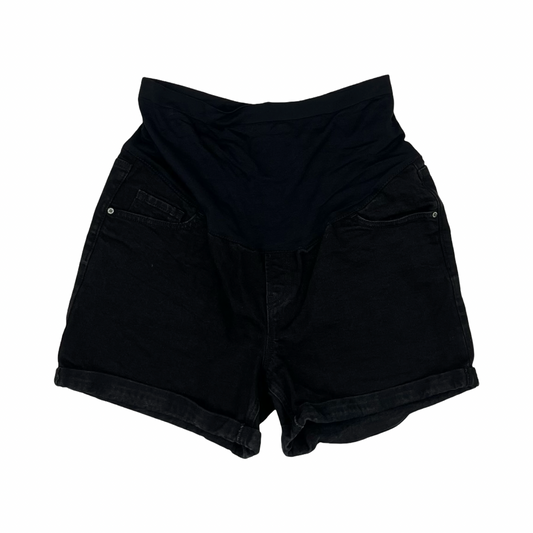 Mat Shorts By Old Navy In Black Denim, Size:18