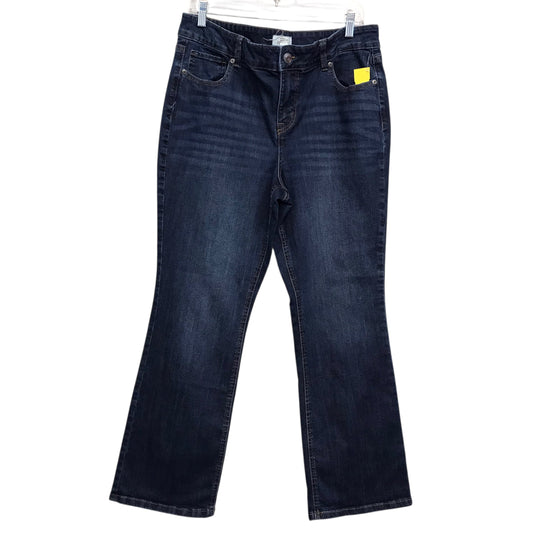 Jeans Boot Cut By Maurices In Blue Denim, Size:14