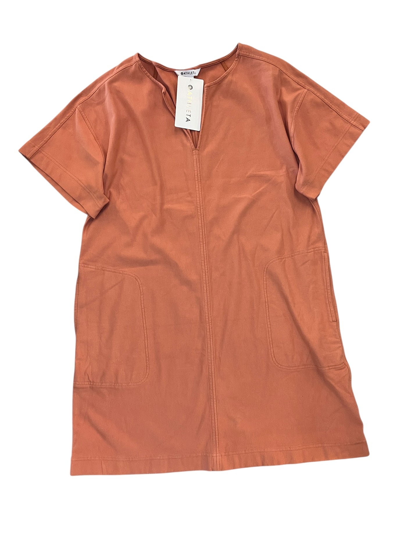 Athletic Dress By Athleta In Orange, Size:L