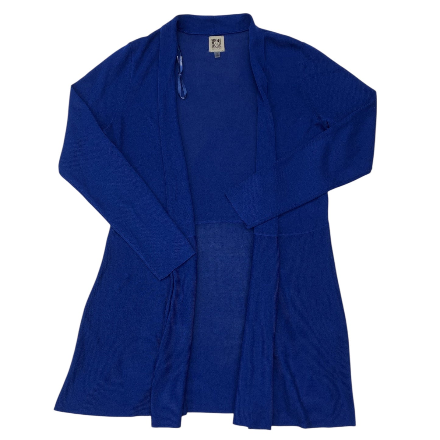 Sweater Cardigan By Anne Klein In Blue, Size:M