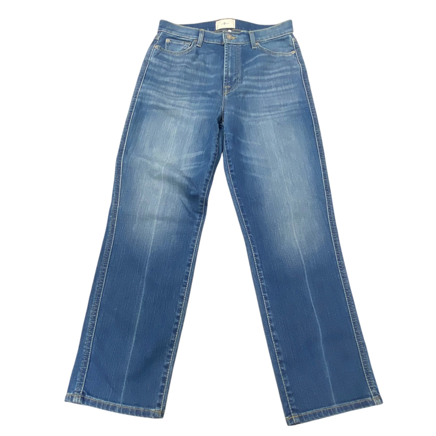 Jeans Straight By 7 For All Mankind In Blue, Size:6