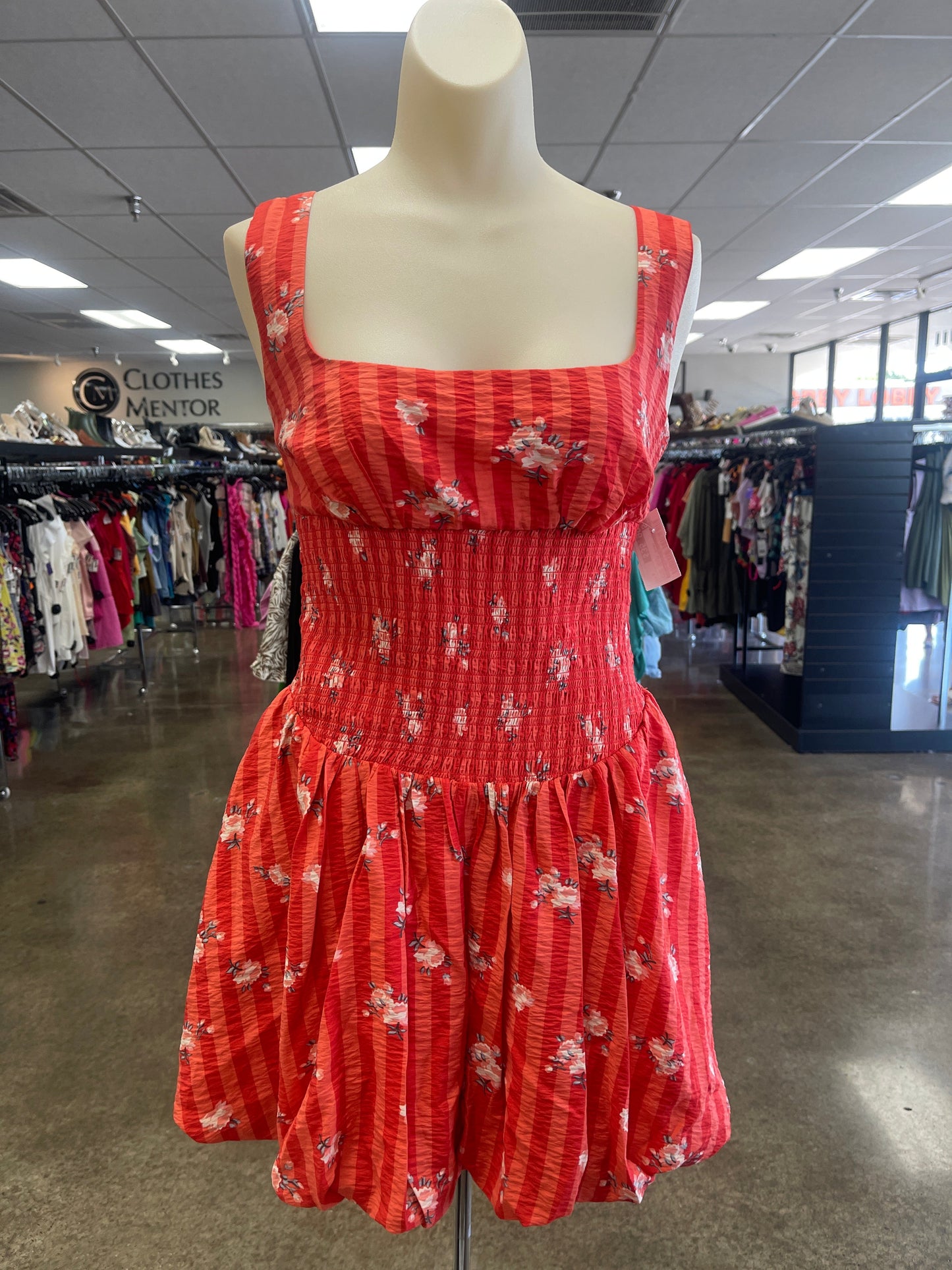 Dress Casual Short By Anthropologie In Floral Print, Size:S