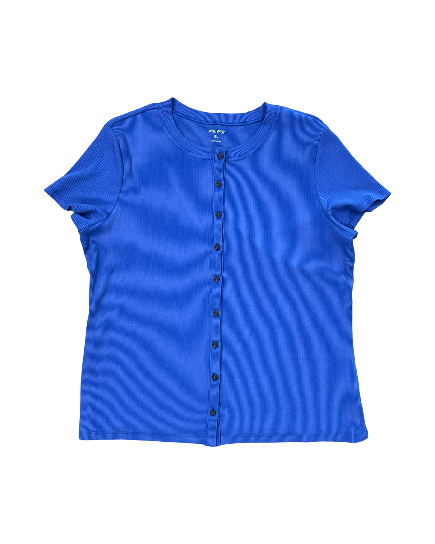 Top Ss By Nine West In Blue, Size:Xl